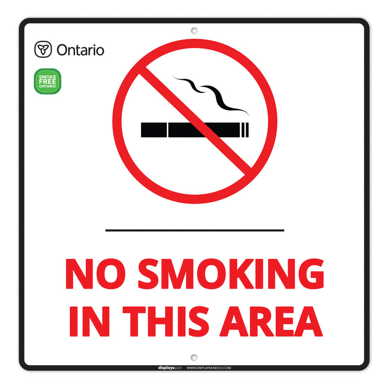 No Smoking Sign - 12x12